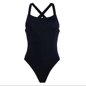 Sexy Black Monokini Swimsuit